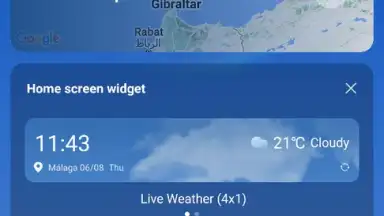 Captura de tela de Live Weather: Radar & Widgets 8