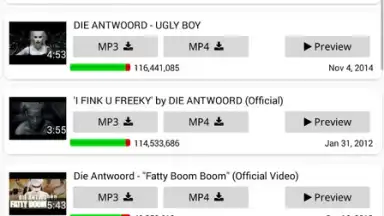 Captura de tela de YT3 Music Downloader 1