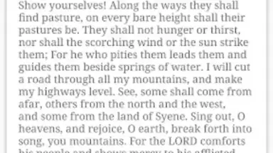 Captura de tela de Daily Readings 7