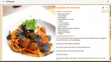 Captura de tela de Pasta Rezepte 6