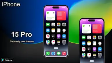 Captura de tela de iOS Launcher: iPhone 15 Pro 4