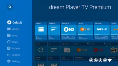 Captura de tela de dream Player IPTV for Android TV 7