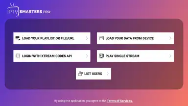 Captura de tela de IPTV Smarters Pro 2