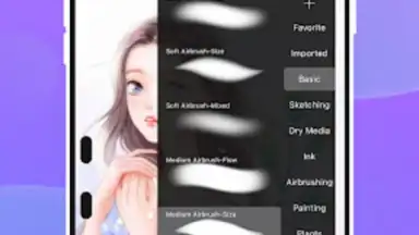 Captura de tela de HiPaint 8