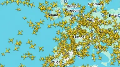Captura de tela de Flightradar24 20