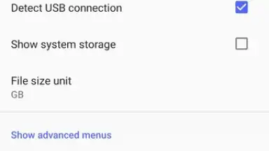 Captura de tela de Cx File Explorer 2