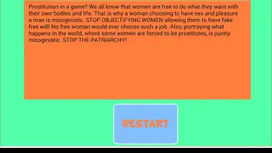 Captura de tela de Feminist Dev Game 1