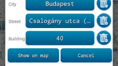 Captura de tela de Карта Будапешт офлайн 6