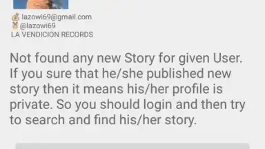 Captura de tela de Story downloader for Instagram 2