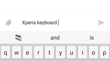 Captura de tela de Teclado Xperia 7