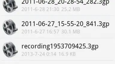 Captura de tela de Android Video Player 2