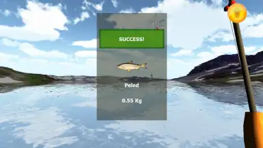 Captura de tela de Fishing 3D Simulator. The Lakes 1