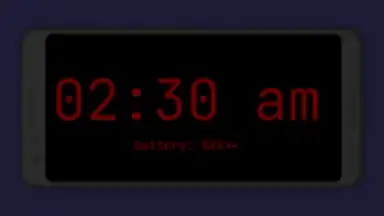 Captura de tela de Night Clock (Digital Clock) 7