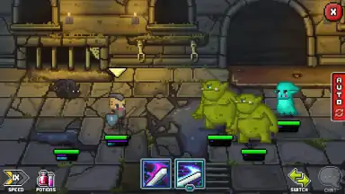 Captura de tela de Bit Heroes 4