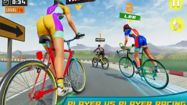 Captura de tela de Bicycle Racing 6