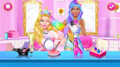 Captura de tela de Hair Nail Salon: Makeup Games 2