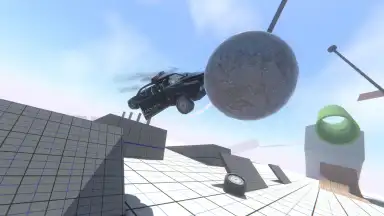 Captura de tela de Smash Car 3D 1