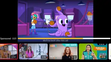 Captura de tela de YouTube Kids 7