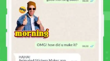 Captura de tela de Animated Sticker Maker 2