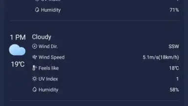 Captura de tela de Live Weather 9
