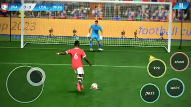 Captura de tela de Football Soccer League Game 3D 6