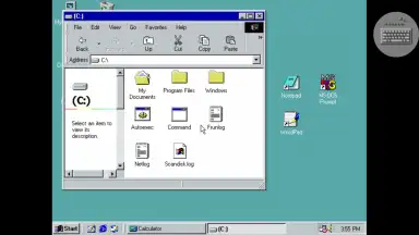 Captura de tela de Win 98 Simulator 7