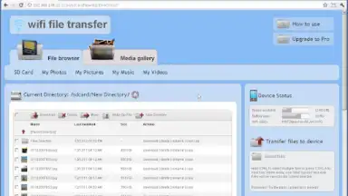 Captura de tela de WiFi File Transfer 4