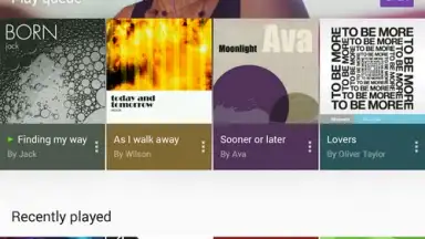 Captura de tela de Sony Mobile Music 1
