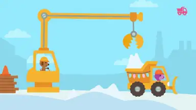 Captura de tela de Sago Mini Holiday Trucks and Diggers 4