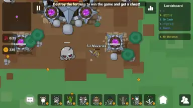 Captura de tela de Lordz.io - Real Time Strategy Multiplayer IO Game 1