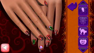 Captura de tela de Halloween Nail 1