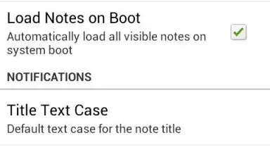 Captura de tela de Notification Agenda 1