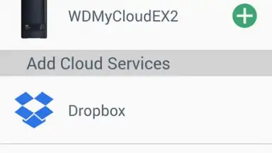Captura de tela de WD My Cloud 4