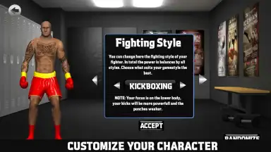 Captura de tela de Kickboxing - Road To Champion Pro 4