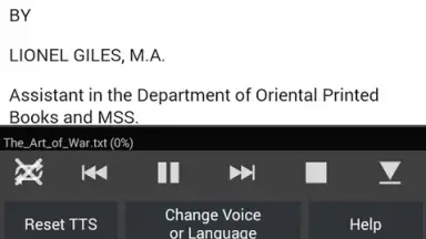 Captura de tela de Voice Aloud Reader 1