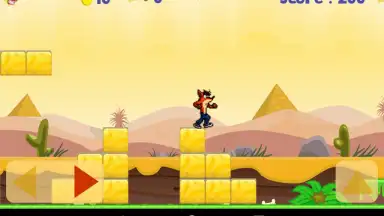 Captura de tela de Crash World Bandicot 5
