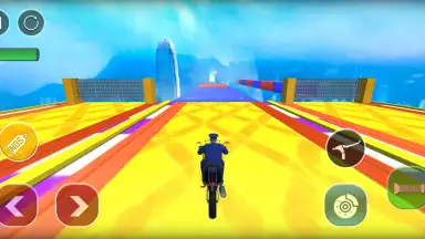 Captura de tela de Police Bike Stunts Games 14