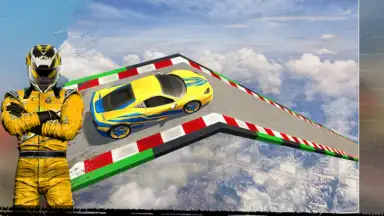 Captura de tela de Impossible GT Car Racing Stunts 2019 5