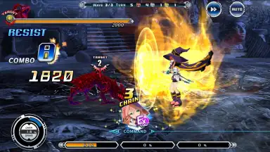 Captura de tela de BLAZBLUE ALTERNATIVE DARKWAR 3
