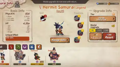 Captura de tela de Tiny Samurai Showdown 8