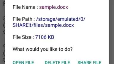 Captura de tela de Docx Reader 9