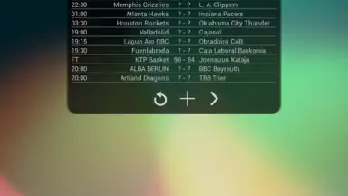 Captura de tela de Basketball Livescore Widget 19