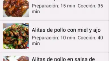 Captura de tela de Receta De Pollo 5