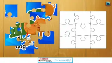 Captura de tela de Kids ABCs Jigsaw Puzzles 3