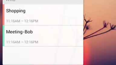 Captura de tela de GO Calendar Widget 7