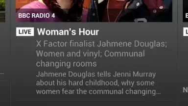 Captura de tela de BBC iPlayer Radio 20