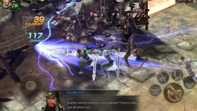 Captura de tela de Dynasty Warriors Unleashed 9