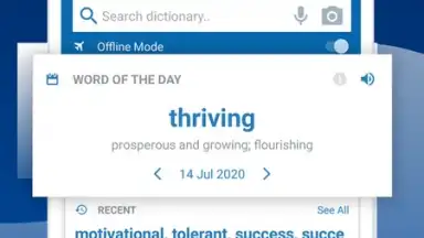 Captura de tela de Oxford Dictionary 5
