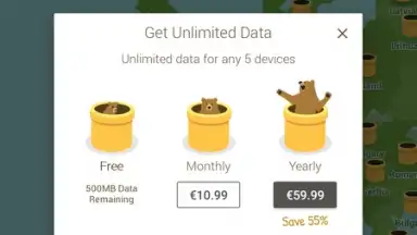 Captura de tela de TunnelBear VPN 9