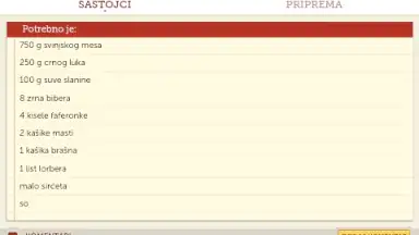 Captura de tela de Recepti 4
